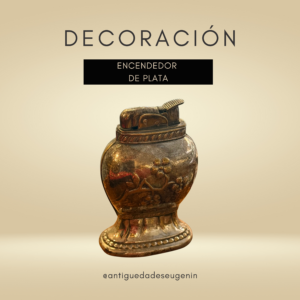 Encendedor de plata siglo xx