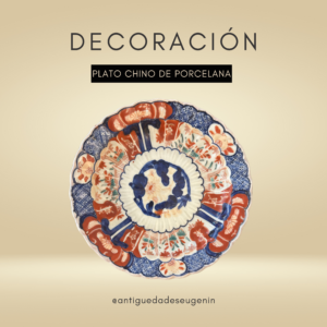 Plato chino de porcelana